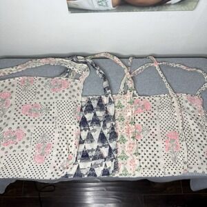 Bundle Of 5 Free People Lightweight Reusable Bags 1 Large And 4 Medium